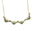 14K Gold Diamond & Emerald Star Of Bethlehem Opening Magnetic Necklace